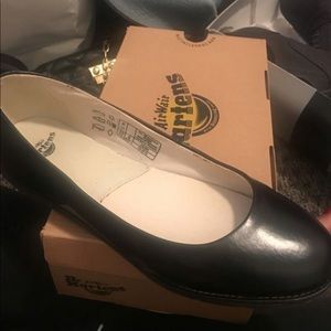 Black Dr. Marten Flats